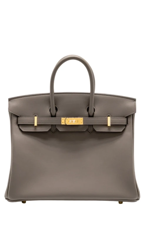 BIRKIN 25 VEAU SWIFT GRIS ETAIN GHW