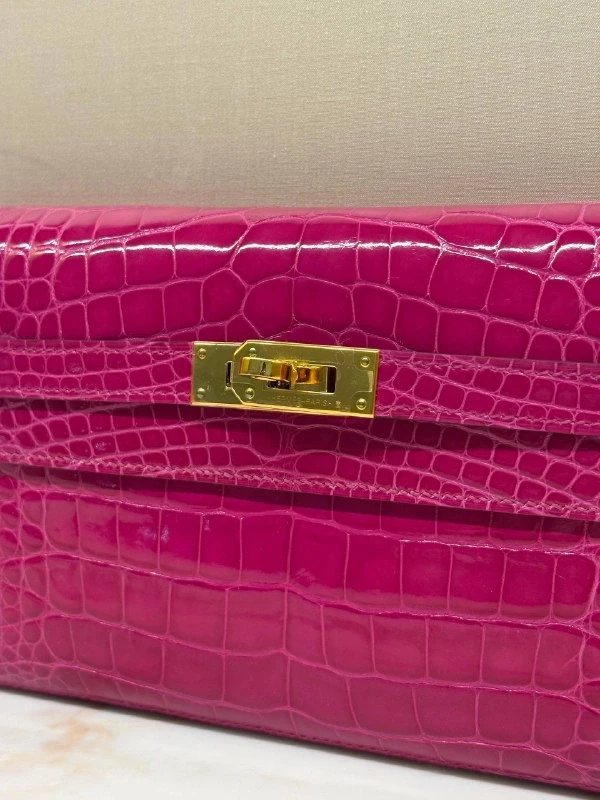 Hermès Kelly Alligator wallet  GHW KWallet 4