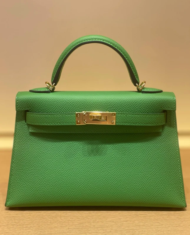 Hermès KELLY 20 MINI VEAU EPSOM VERT YUCCA H071302CC 2
