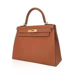 Hermès KELLY SELLIER 28 VEAU EPSOM GOLD GHW K28EG 3