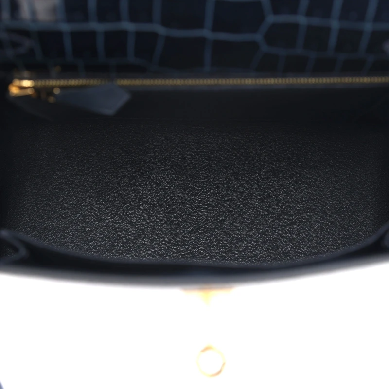Hermès KELLY SELLIER 25 ALLIGATOR LISSE ROUGE DE COEUR GHW K25ABB 6