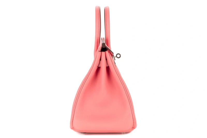 Hermès BIRKIN 25 VEAU SWIFT ROSE D’ETE PHW B25SRE 5