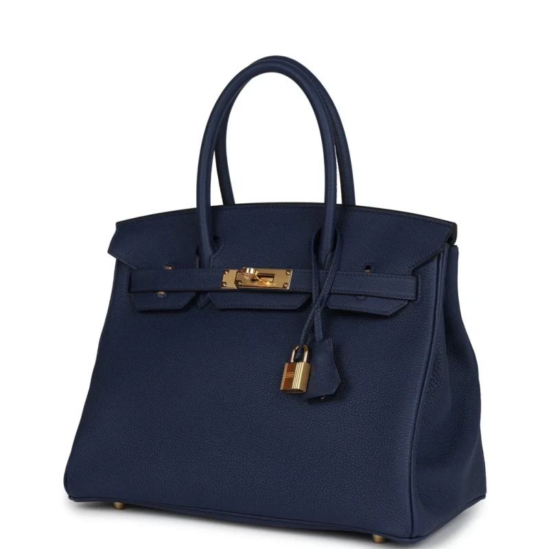 Hermès BIRKIN 30 VEAU TOGO BLEU NAVY PHW B30TBN 4