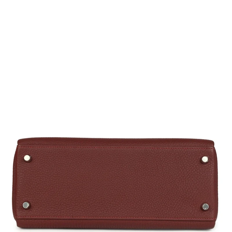 Hermès KELLY 28 RETOURNE ROUGE H PHW K28TRH 5