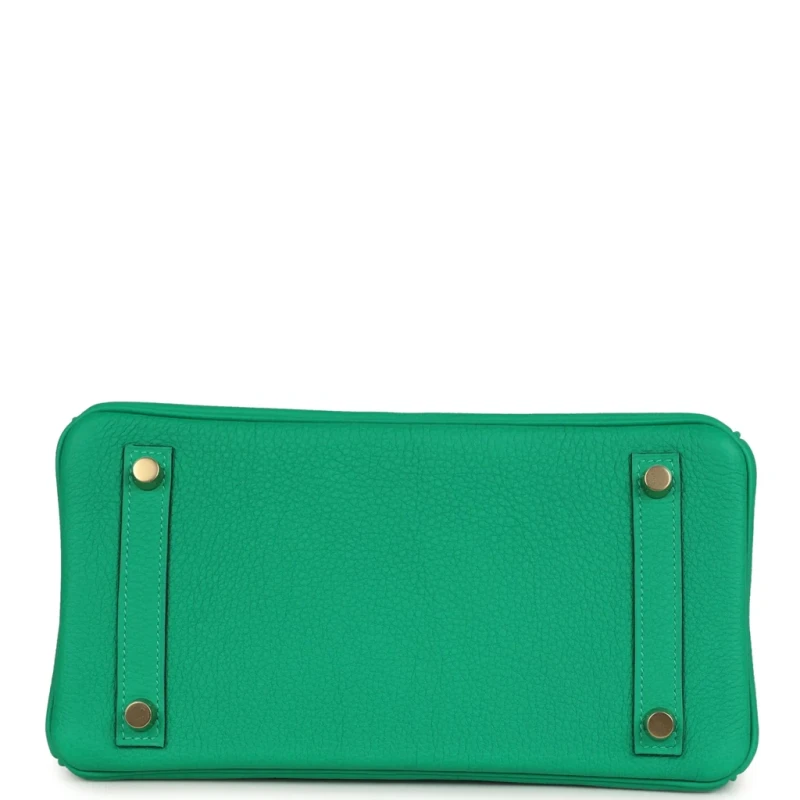 Hermès BIRKIN 25 VEAU TOGO MENTHE GHW B25TM 5