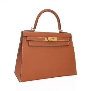 Hermès KELLY SELLIER 28 VEAU EPSOM GOLD GHW K28EG 2