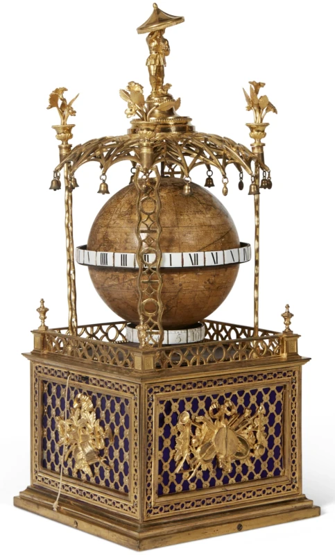 Vaugondy, Samuel Roy & Fils Часы с глобусом знаменитого картографа Vaugondy Часы эпохи Людовика XVI 2