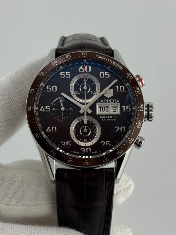 Tag Heuer Calibre 16 Day Date Automatic Chronograph 43 mm CV2A12-FC6236 2