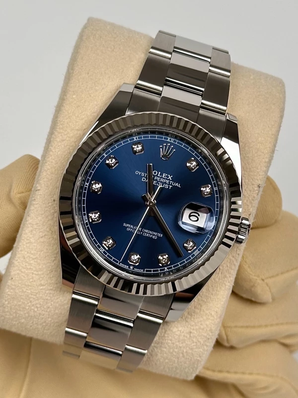 Rolex 41 mm, steel and white gold 126334-0015 4