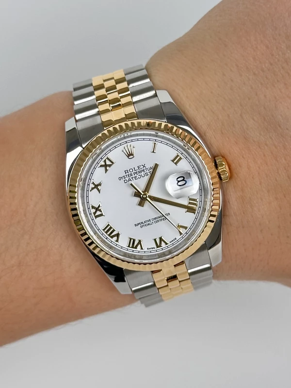Rolex 36mm Steel and Yellow Gold 116233-0149 7