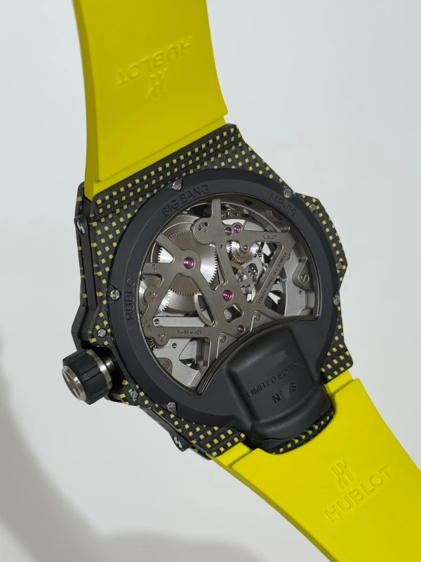 Hublot TOURBILLON BI-AXIS YELLOW 3D CARBON 909.QDY.1120.RX 8