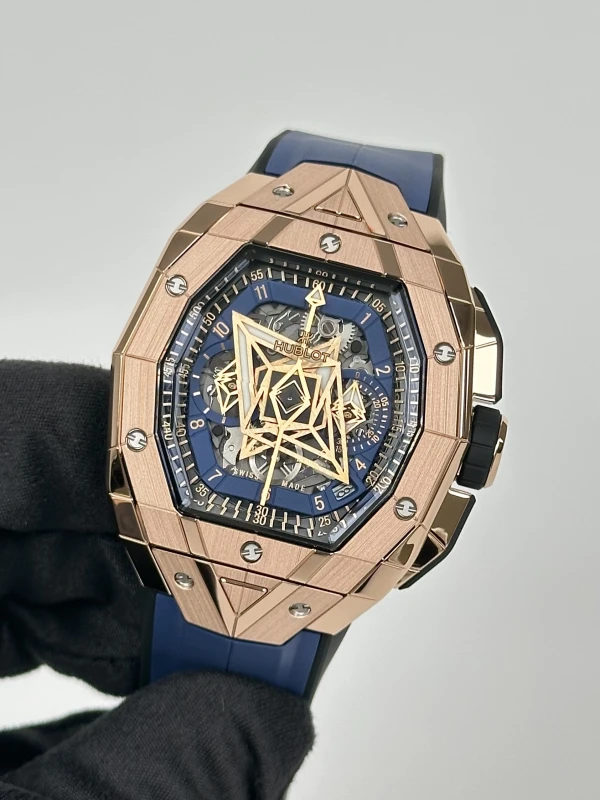 Hublot Sang Bleu King Gold 648.OX.0151RX.MXM24 4