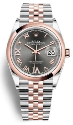 36mm Steel and Everose Gold