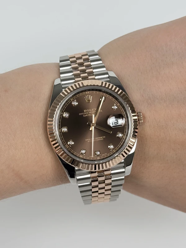 Rolex Datejust 41mm Steel and Everose Gold  126331-0004 7