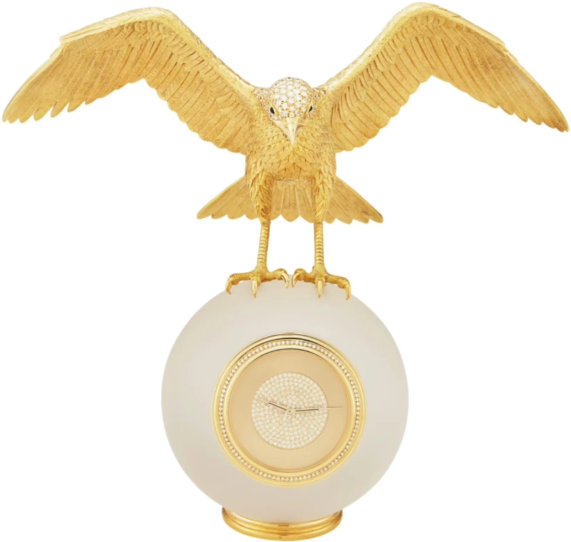 Eagle on crystal boll