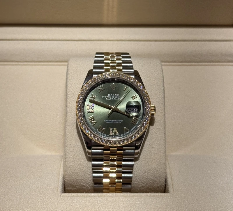 Rolex 36 mm, Oystersteel, yellow gold and diamonds 126283rbr-0011 2
