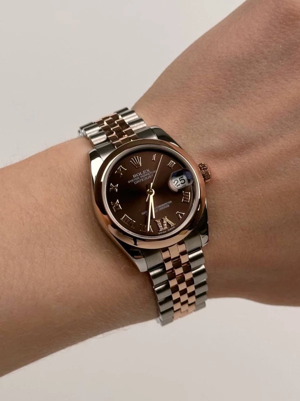 Rolex 31mm Steel and Everose Gold 178241-0070 8