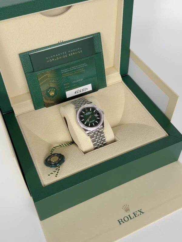 Rolex Datejust 36mm Steel and White Gold 126284rbr-0051 5