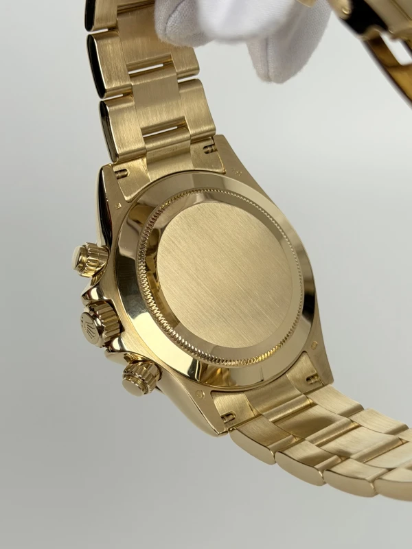 Rolex Cosmograph 40mm Yellow Gold 116528-Gold&Black 4