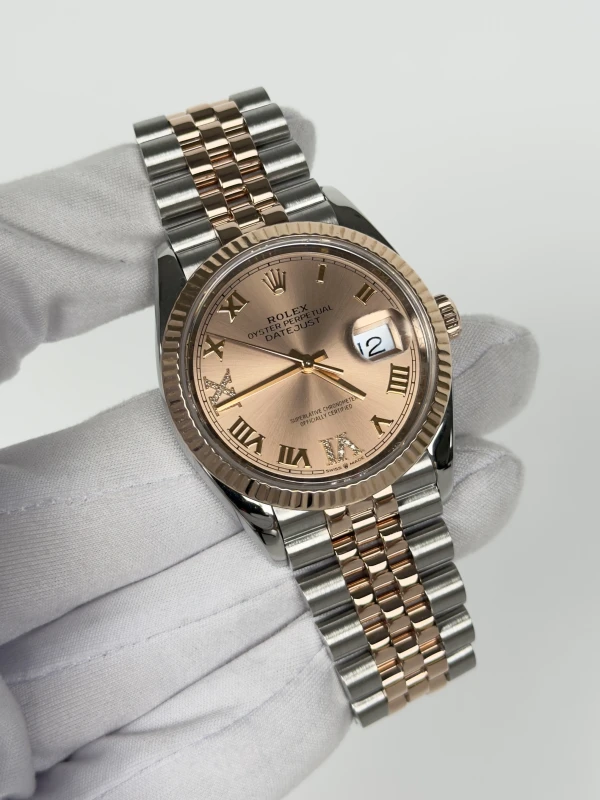 Rolex 36mm Steel and Everose Gold 126231-0027 2