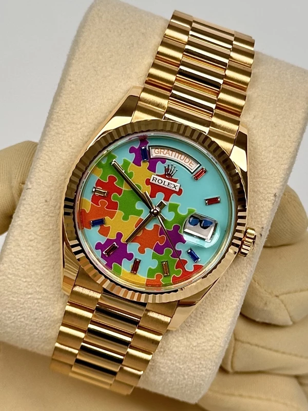 Rolex 36mm Yellow Gold 128238 puzzle 4