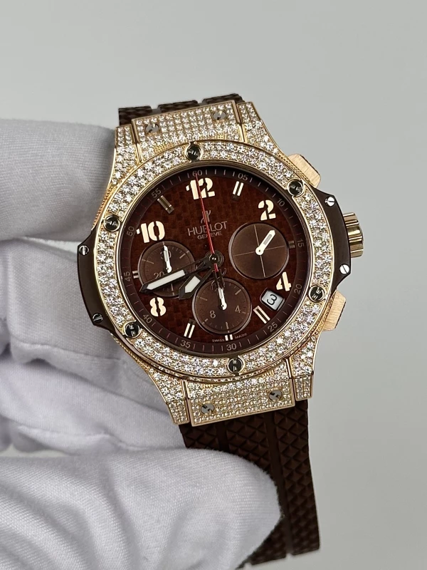 Hublot  Red Gold Cappuccino Diamonds 341.PC.1007.RX.094 3