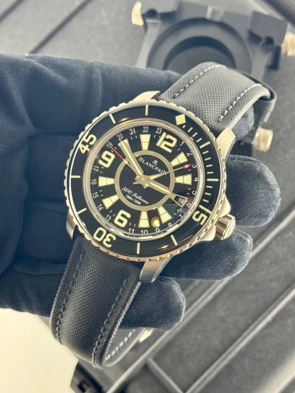 Blancpain '500 Fathoms' GMT  50021-12B30-52B 9