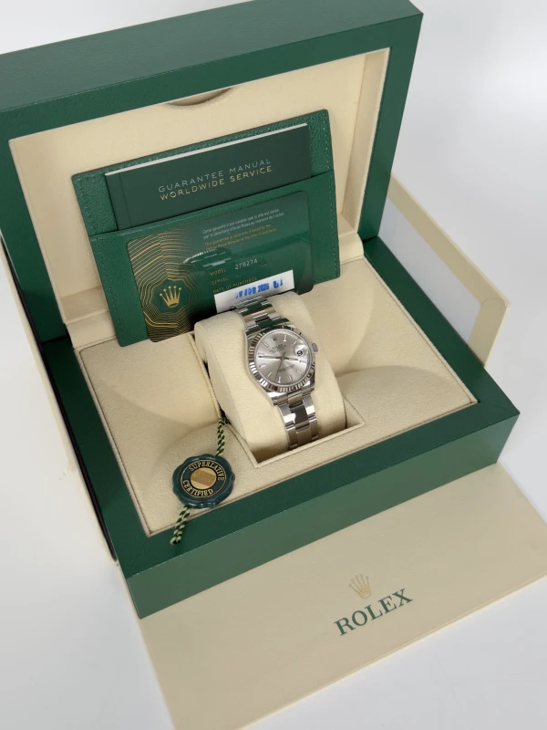 Rolex 31mm Steel and White Gold 278274-0011 5