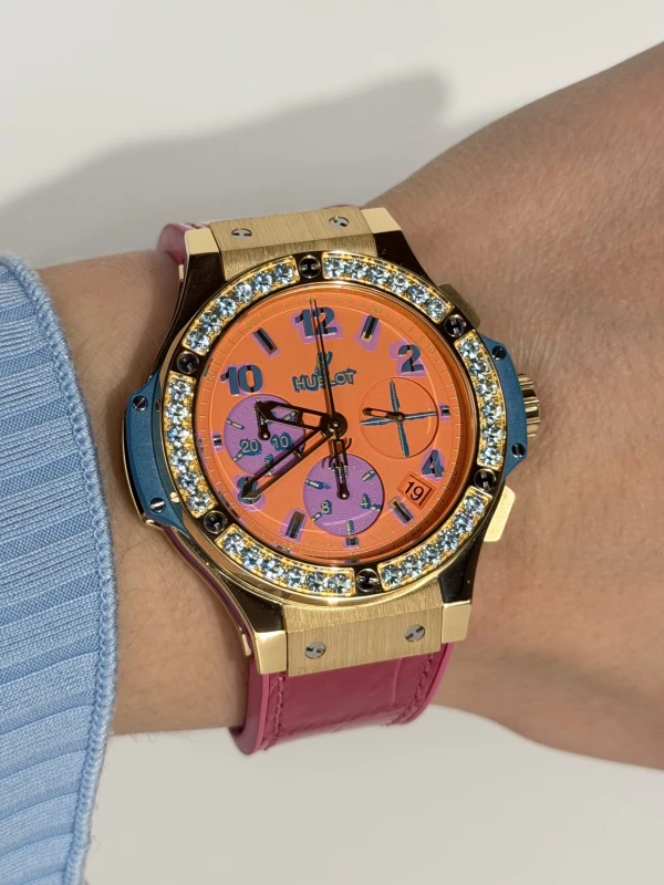 Hublot Pop Art Yellow Gold Blue  341.VL.4789.LR.1207.POP15 6