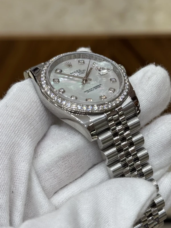 Rolex 36mm Steel and White Gold 116244-0011 3