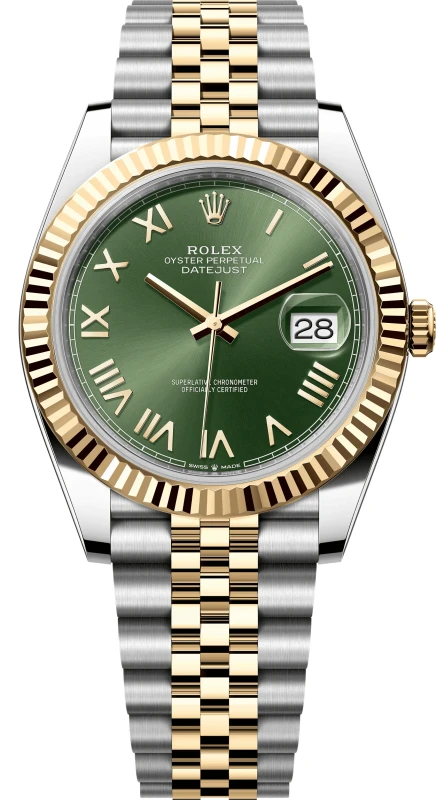 41 mm, steel and yellow gold