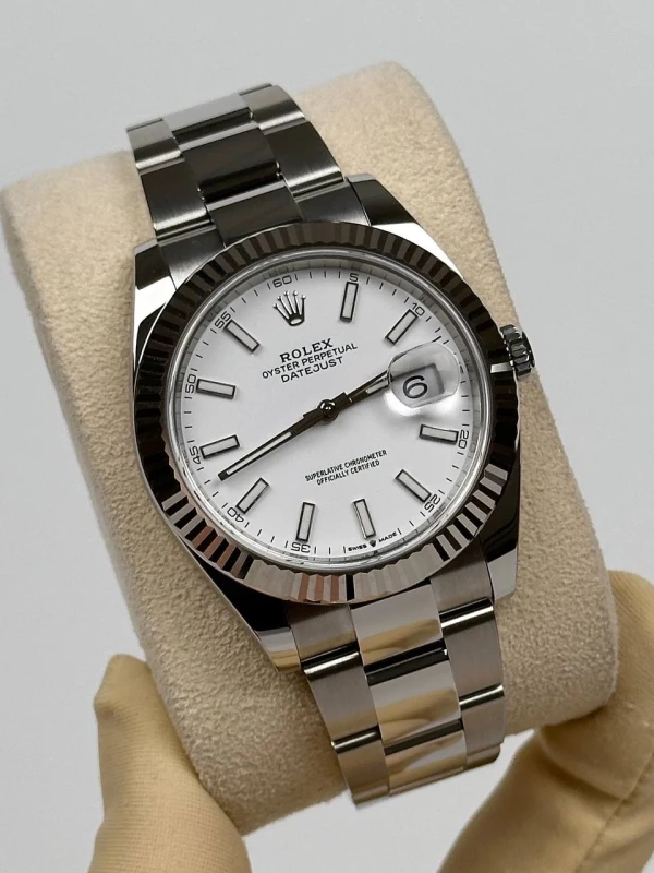 Rolex 41 mm, Oystersteel and white gold 126334-0009 изображение - 5