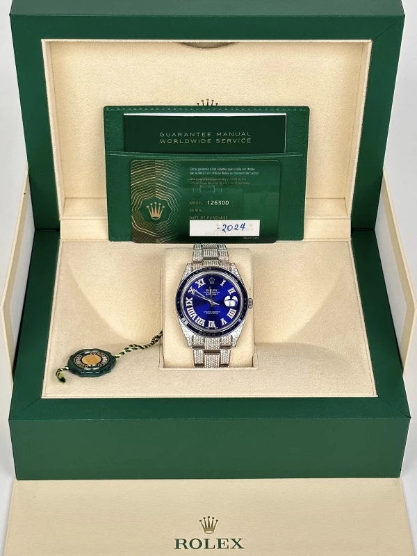 Rolex 41 mm 126300FIX saphir 5
