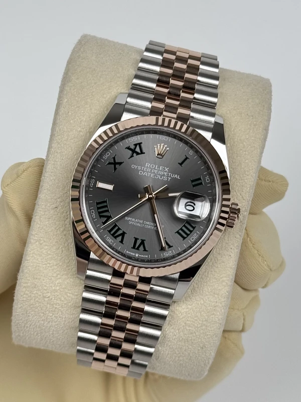 Rolex 36mm Steel and Everose Gold 126231-0029 4
