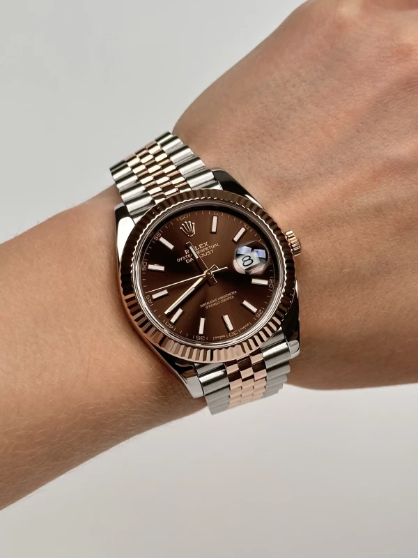 Rolex 41mm Steel and Everose Gold 126331-0002 8