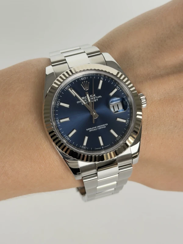 Rolex 41 mm, steel and white gold  126334-0001 4