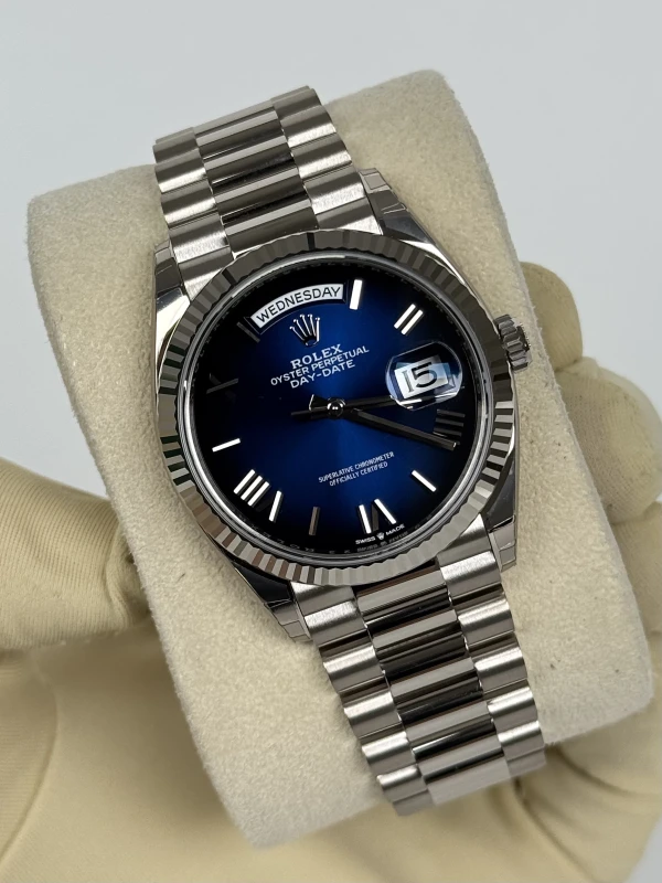Rolex 36 mm, white gold 128239-0020 2