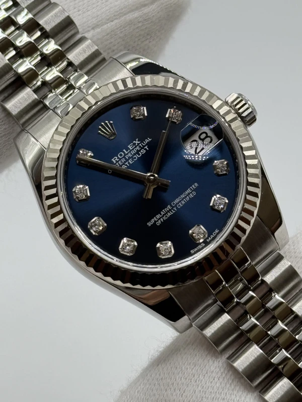 Rolex Steel and White Gold 31 мм 178274-0048 3