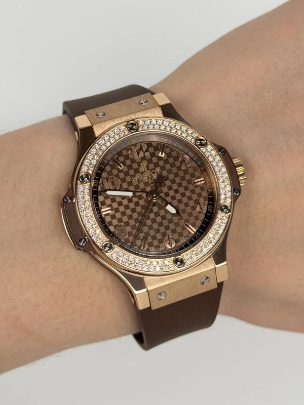 Hublot Red Gold Cappuccino Diamonds 361.PC.3380.RC.1104 6