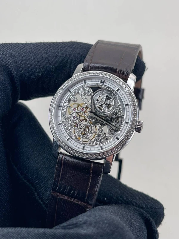 Vacheron Constantin Skeleton Small Model Diamond Set 33558/000G-9394 2