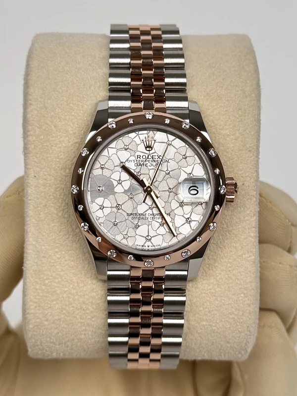 Rolex 31 MM, OYSTERSTEEL, EVEROSE GOLD ANDDIAMONDS 278341rbr-0032 2