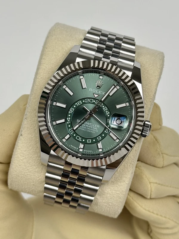 Rolex 42mm Steel and White Gold 336934-0002 4