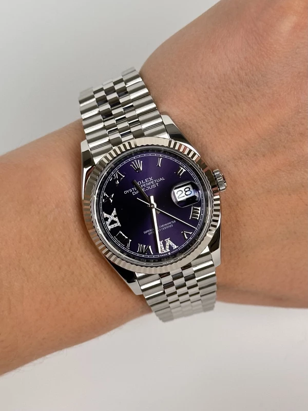 Rolex 36mm Steel and White Gold 126234-0021 7