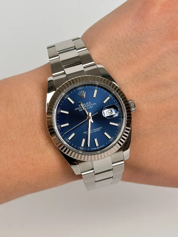 Rolex 41 mm, steel and white gold  126334-0001 7