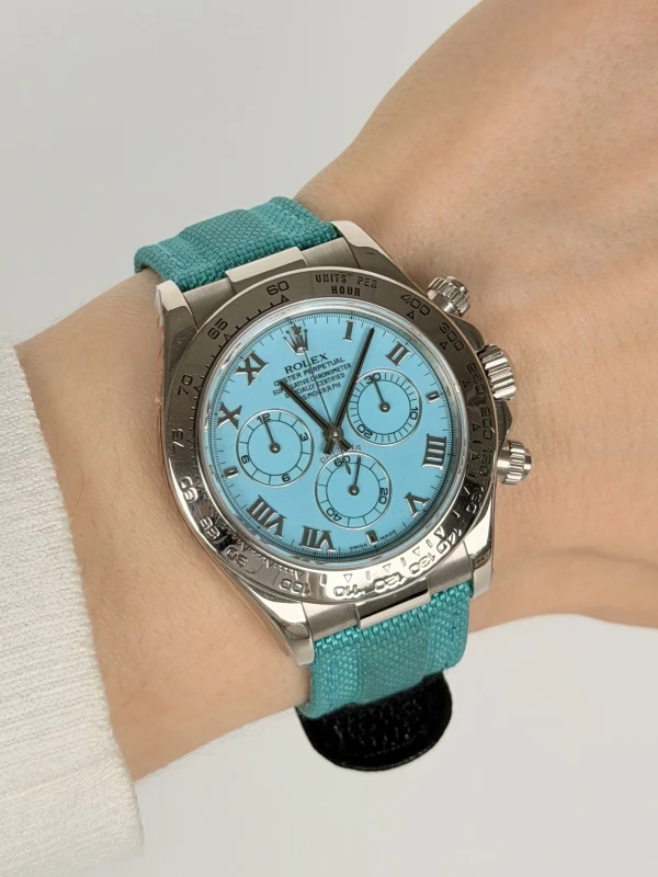 Rolex BEACH WITH GREEN CHRYSOPRASE DIAL 116519 Blue 6