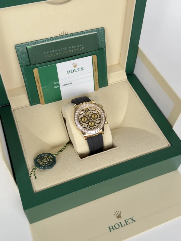 Rolex Cosmograph Yellow Gold Diamond 40mm 116588TBR-0003 7