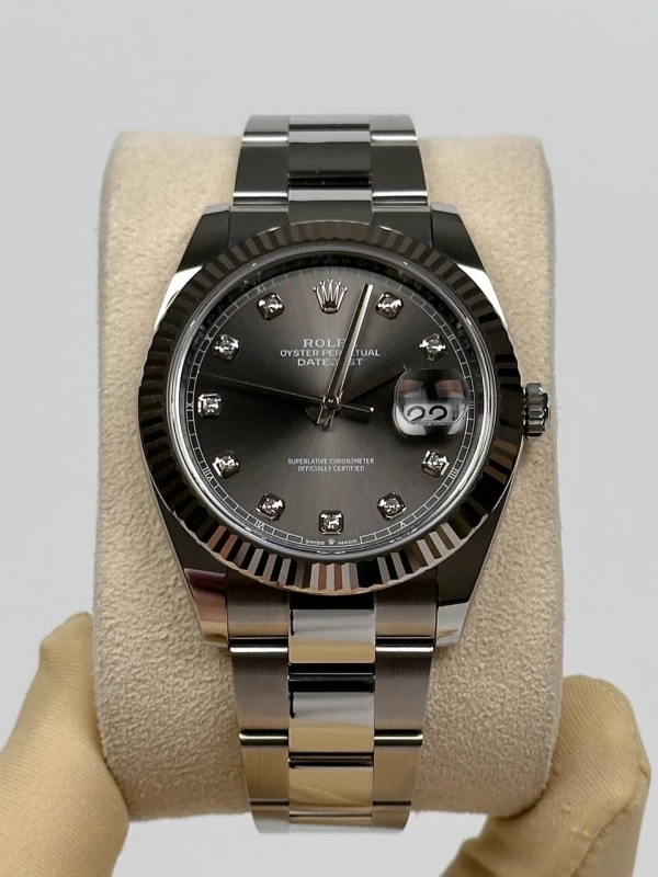 Rolex 41mm Steel and White Gold 126334-0005 2