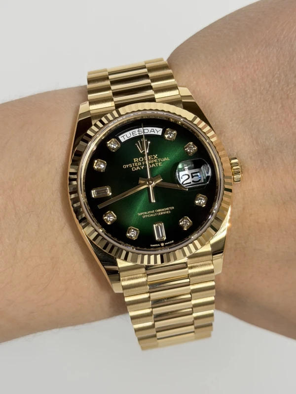 Rolex 36mm Yellow Gold 128238-0069 6