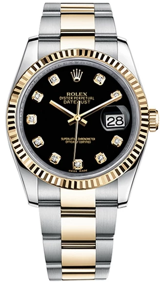 Rolex Datejust 36mm Steel and Yellow Gold  116233 bkdo изображение - 1