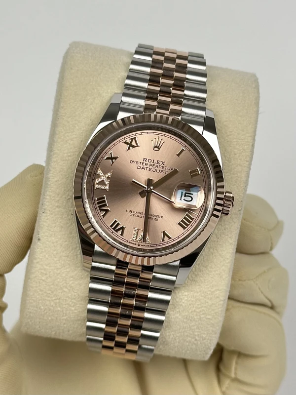Rolex 36mm Steel and Everose Gold 126231-0027 4
